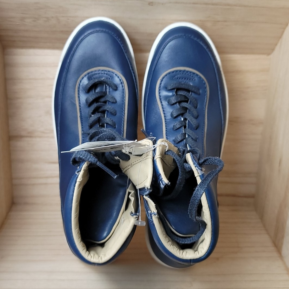 LACOSTE Explorateur Calf Leather High Top Shoes - Picture 8 of 11
